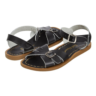 Classic Black Kids Sandal - Kids Classic Sandals - Salt-Water Sandals UK