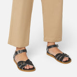 Classic Black Kids Sandal - Kids Classic Sandals - Salt-Water Sandals UK