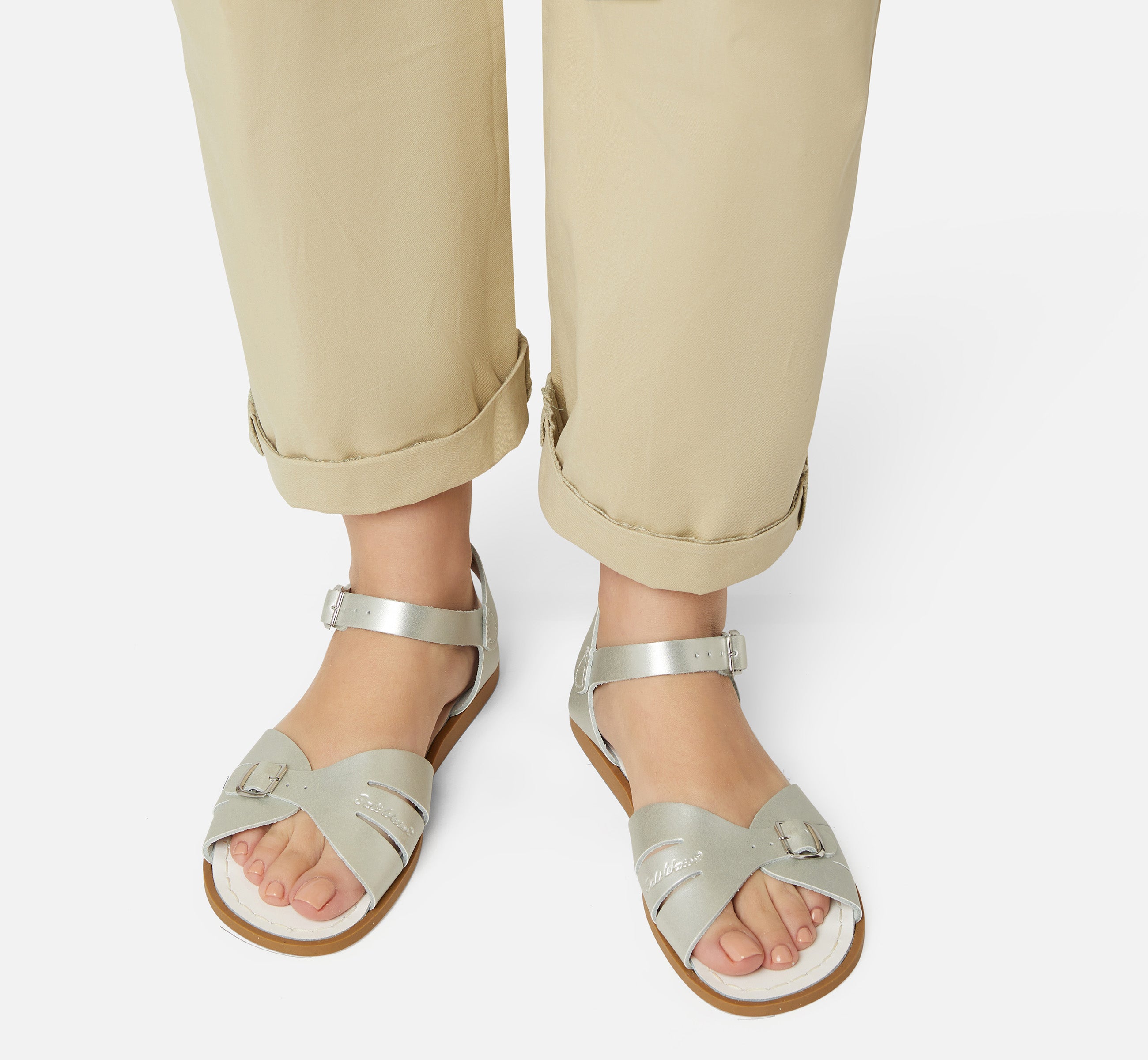 Classic Silver Womens Sandal