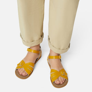 Classic Mustard Womens Sandal - Salt-Water Sandals UK