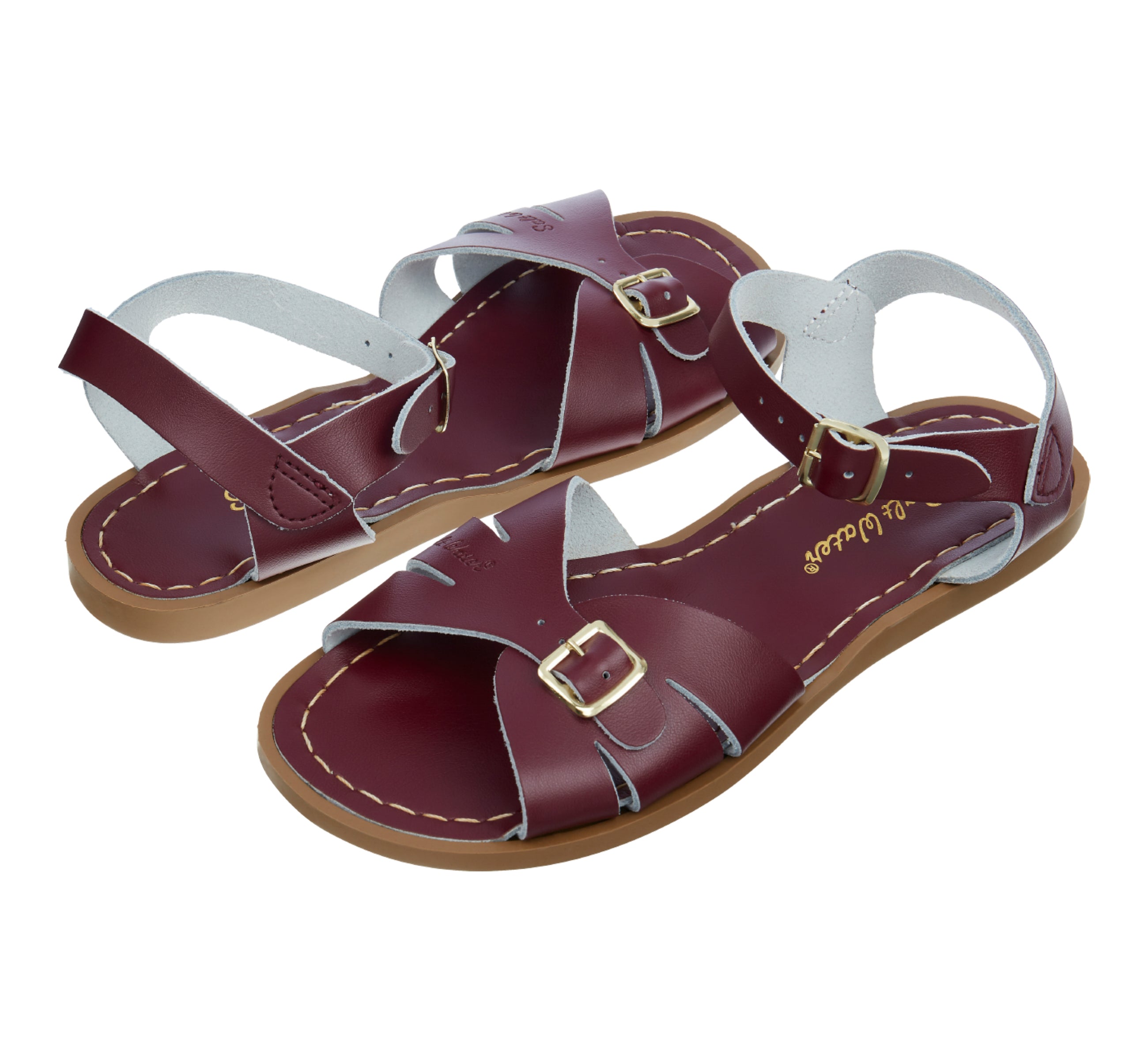 Classic Claret Womens Sandal - Salt-Water Sandals UK