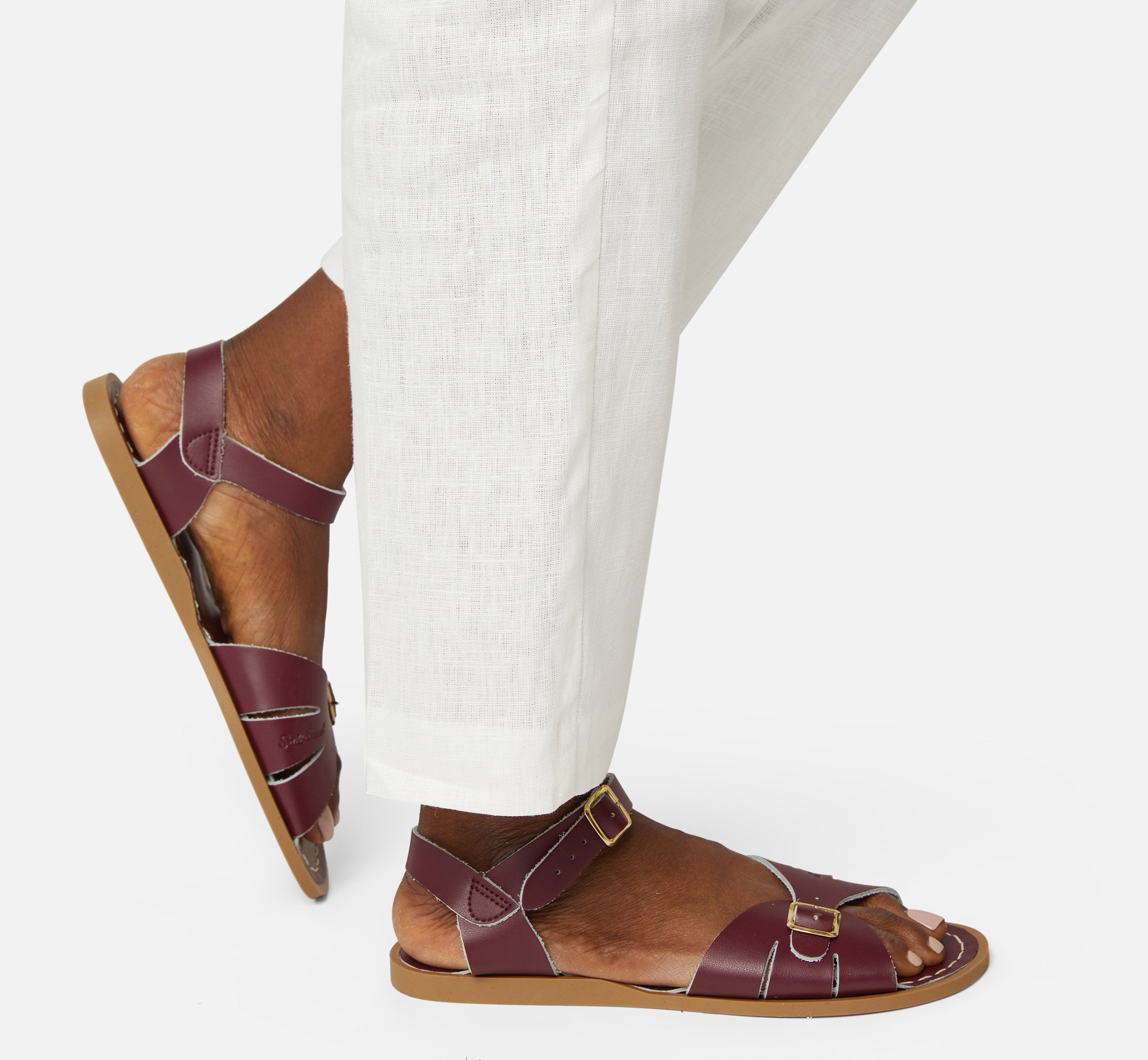 Classic Claret Womens Sandal - Salt-Water Sandals UK