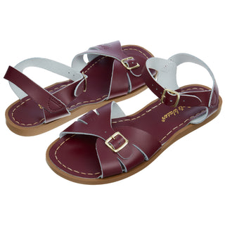 Classic Claret Kids Sandal - Kids Classic Sandals - Salt-Water Sandals UK