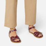 Classic Claret Kids Sandal - Kids Classic Sandals - Salt-Water Sandals UK