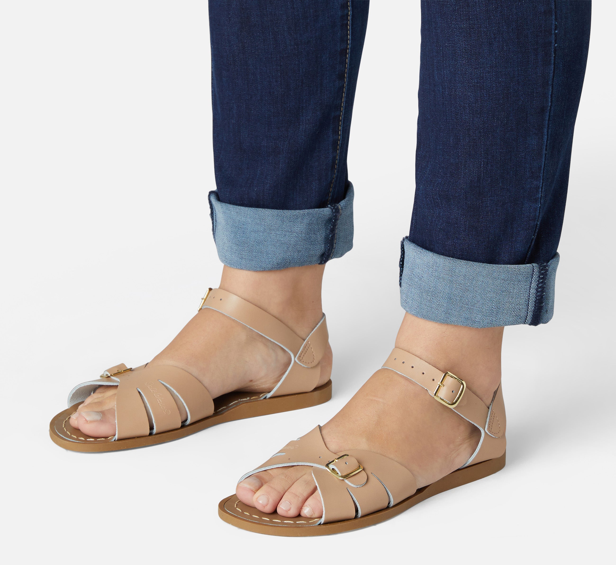 Classic Latte Womens Sandal - Salt-Water Sandals UK