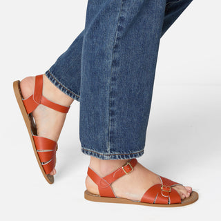 Classic Paprika Womens Sandal - Available in Larger Sizes - Salt-Water Sandals UK