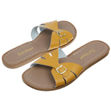 Classic Slide Mustard Womens Sandal - Women's Wide Fit Sandals - Salt-Water Sandals UK