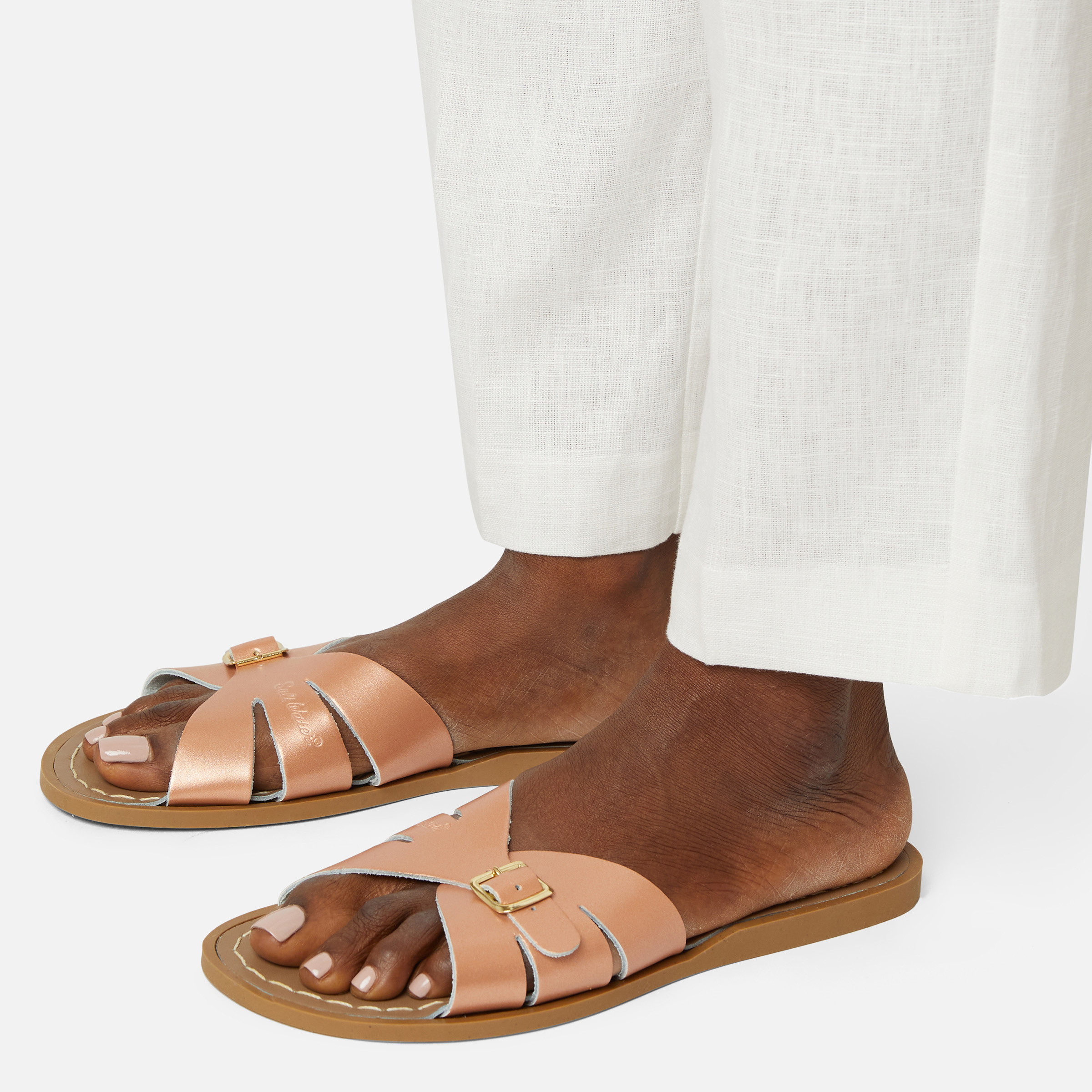 Saltwater tan sandals sales uk
