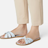 Classic Slide Light Blue Womens Sandal - Women's Slider Sandals - Salt-Water Sandals UK