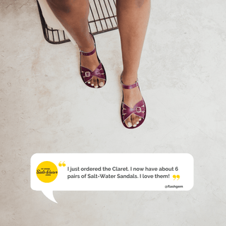 Narrow Fit Flat Leather Sandals for Women