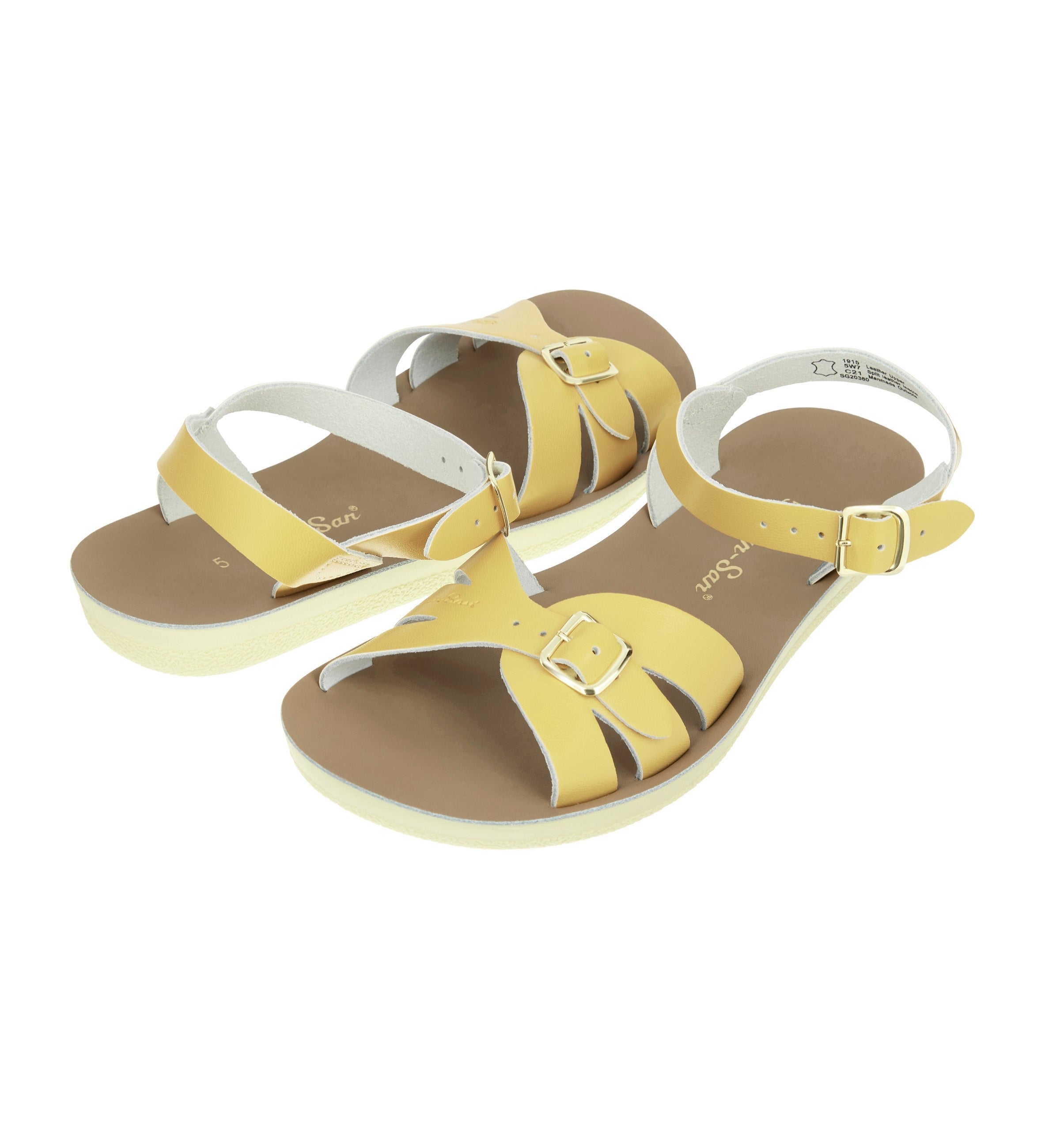 Boardwalk Butter Yellow Womens Sandal - Salt-Water Sandals UK