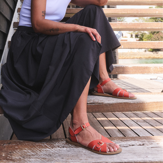 Classic Paprika Womens Sandal - Women's Ankle Strap Sandals - Salt-Water Sandals UK