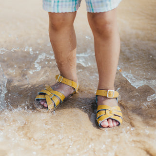 Original Mustard Kids Sandal - Kids Yellow Sandals - Salt-Water Sandals UK