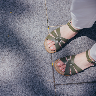 Original Olive Kids Sandal - Kids Narrow Fit Sandals - Salt-Water Sandals UK