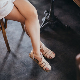 Fisherman Shark Original Latte Womens Sandal - Women's Tan and Brown Sandals - Salt-Water Sandals UK