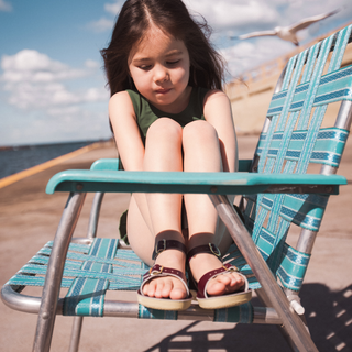 Surfer Claret Kids Sandal - Salt-Water Sandals UK