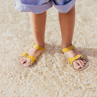 Surfer Mustard Kids Sandal - Kids Wide Fit Sandals - Salt-Water Sandals UK