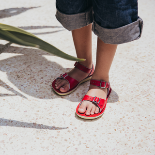Surfer Red Kids Sandal - Kids Wide Fit Sandals - Salt-Water Sandals UK