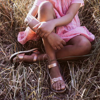 Surfer Rose Gold Kids Sandal - Kids Wide Fit Sandals - Salt-Water Sandals UK