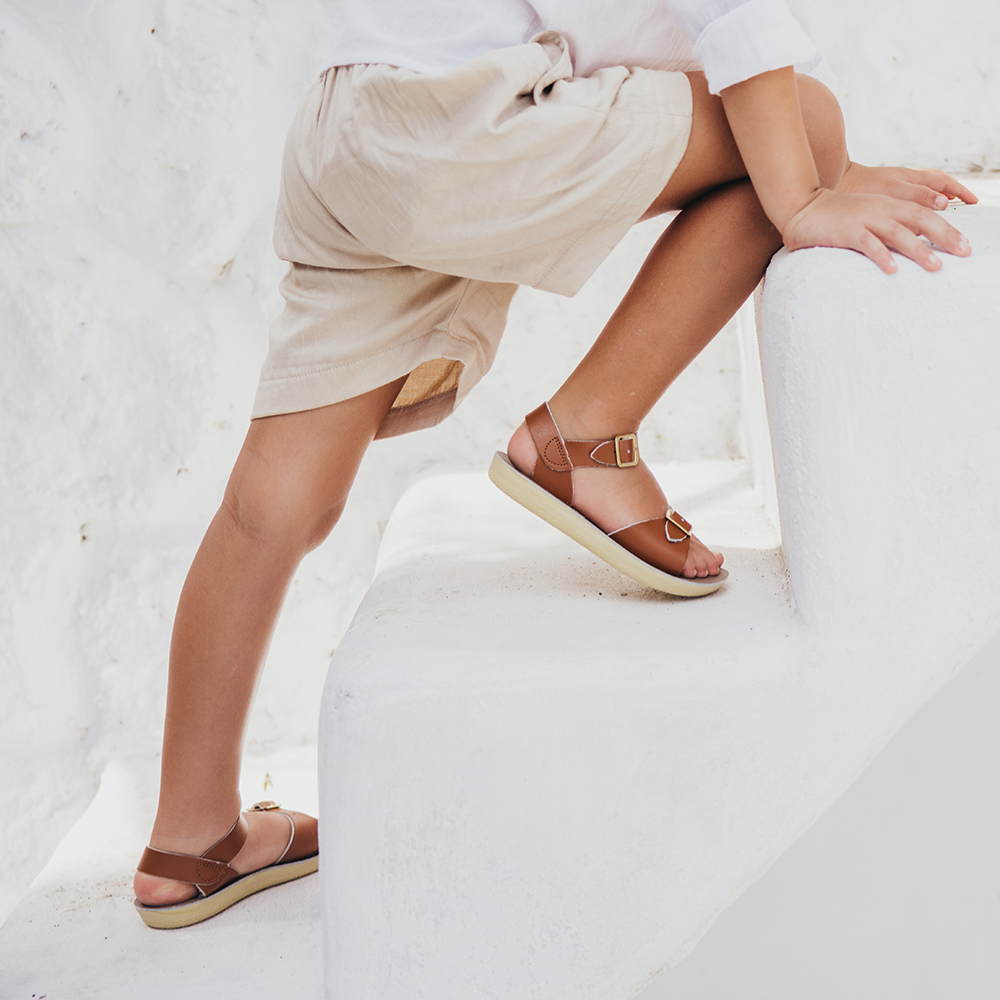 Surfer Tan Kids Sandal - Salt-Water Sandals UK