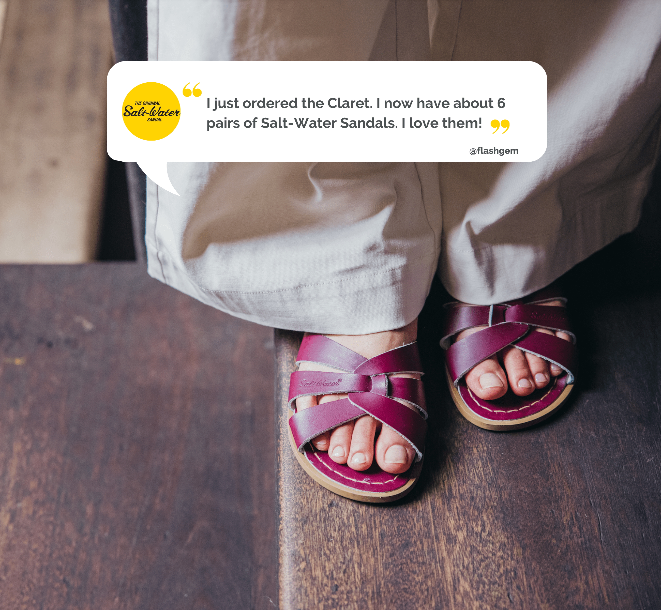 Original Claret Womens Sandal - Salt-Water Sandals UK