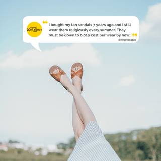 Classic Slide Tan Womens Sandal - BIG SUMMER SALE - 15% - Salt-Water Sandals UK