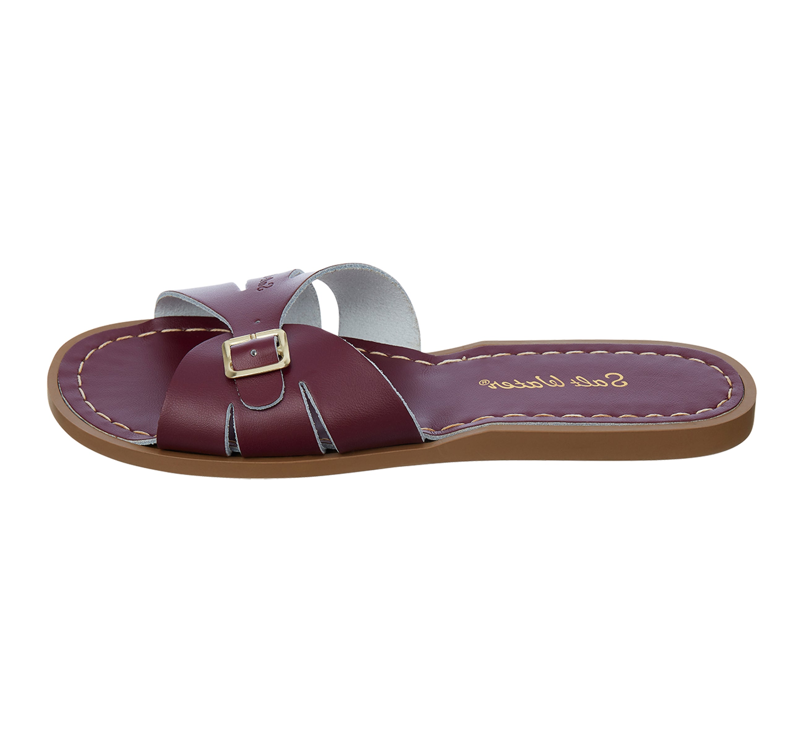 Classic Slide Claret Womens Sandal - Salt-Water Sandals UK